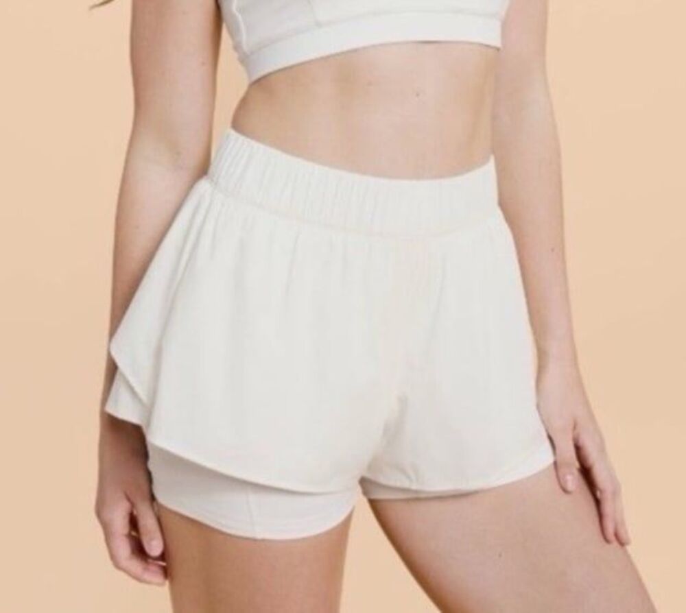 Blogilates Ruffle Shorts | Size XL | Sugar Swizzle